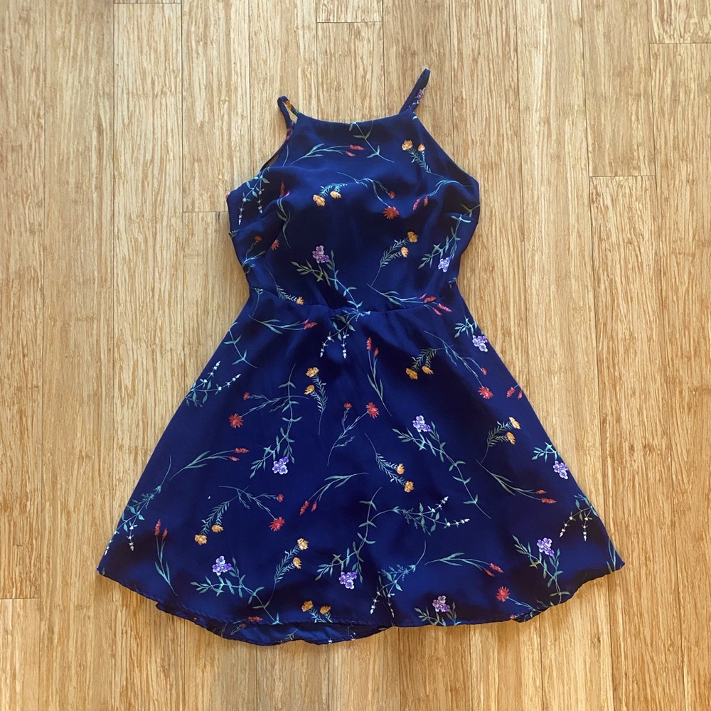 Lulu’s Floral Dress with Bow